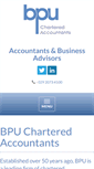 Mobile Screenshot of bpuaccountants.co.uk
